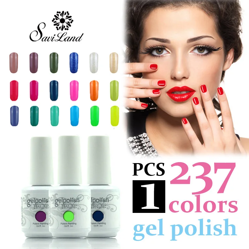 Saviland 15ml gel polish nail gel polish soak off UV gel nail vernis