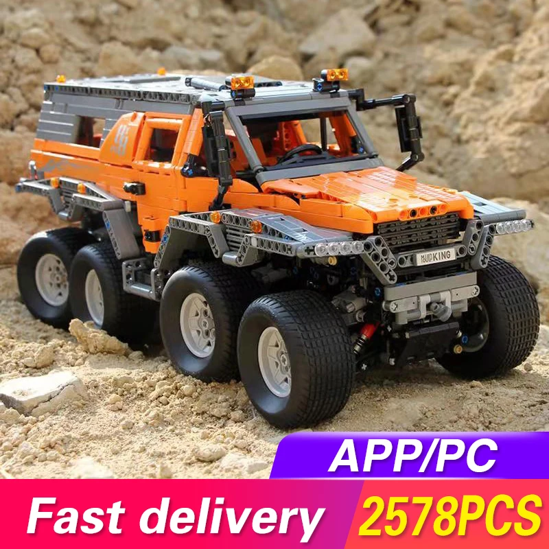 BEST SELLER  Siberia Technic Series Off-road vehicle RC Avtoros Shaman Car Set Model Kit Building Blocks Bricks 