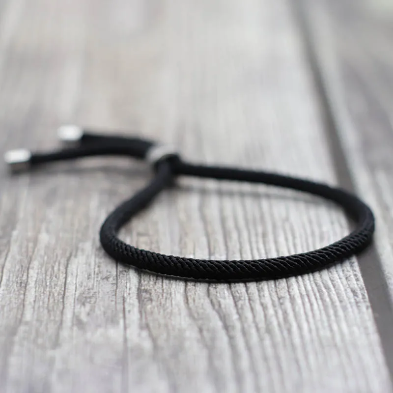 Unisex Red Rope Adjustable Nautical Bracelet