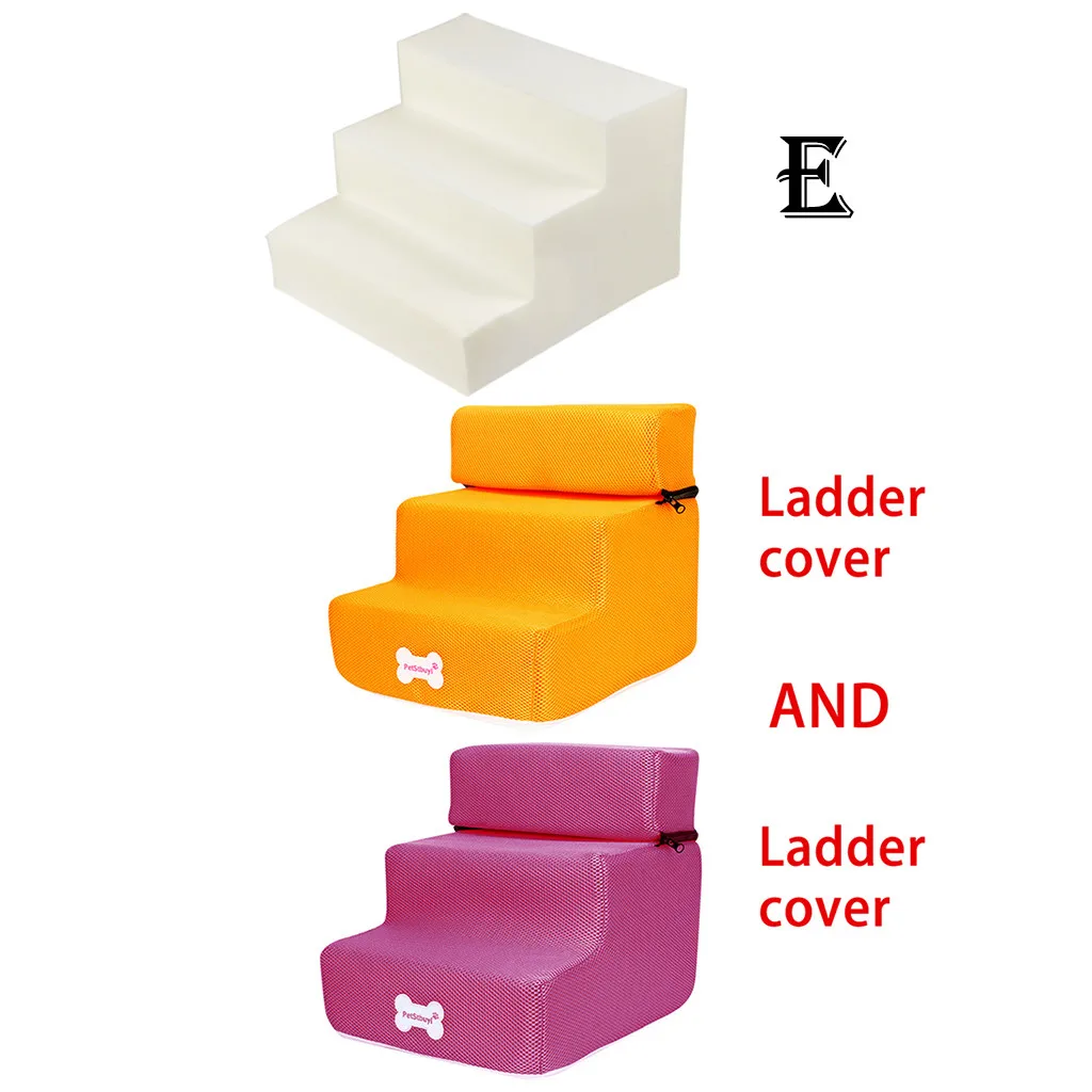 Новые 3 шага сетка Для домашних животных, нескользящая подошва из Лестницы и лестницей крышка Комбинации собака двери двeрь Для Кошки собака лес