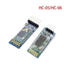 HC-05 HC-06 master-slave 6pin/4pin анти-реверс, встроенный Bluetooth серийный сквозной модуль, беспроводной последовательный для arduino