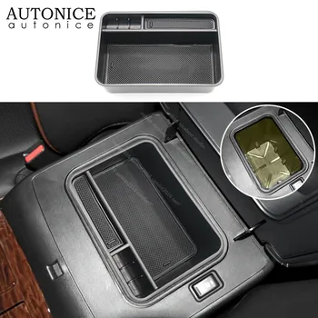 

ABS Black Armrest Storage Box trim Cover Fit For Nissan Patrol Y62 Armada Infiniti QX80