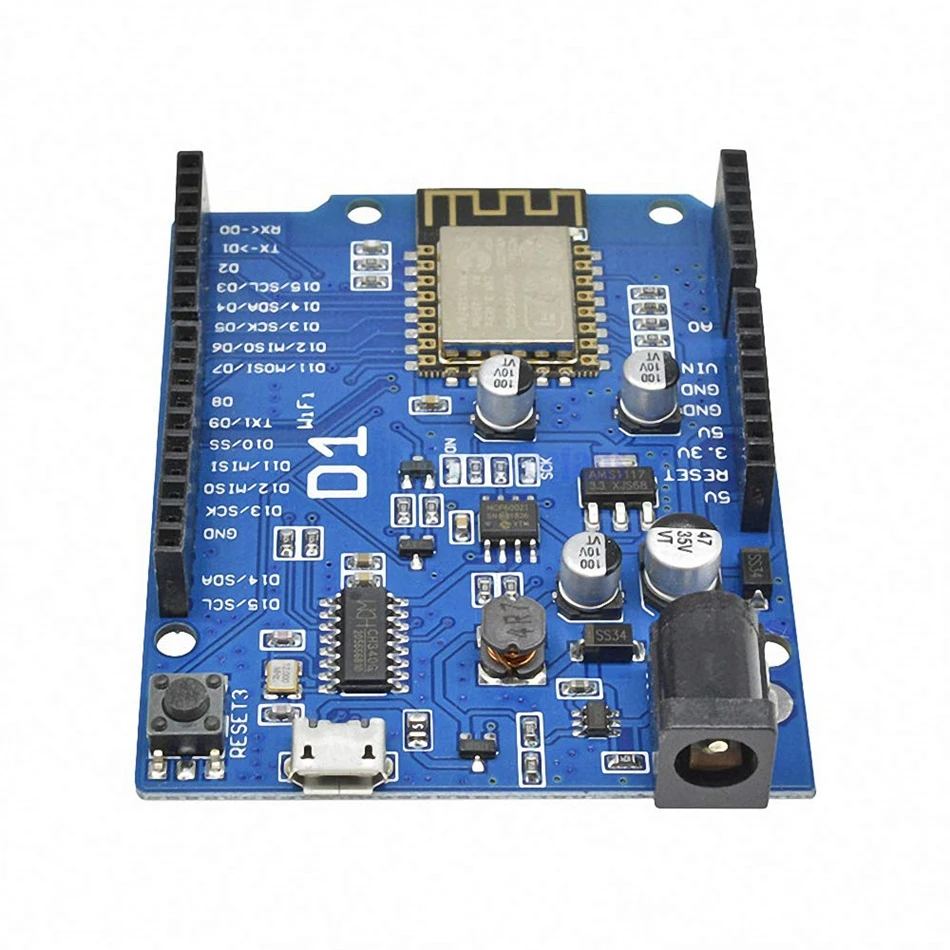 Esp-12e Esp-12f Wemos D1 Wifi Uno R3 Based Esp8266 Esp 12e Wireless ...