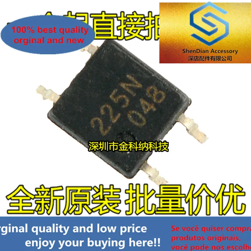 

10pcs only orginal new AQY225N AQY225NS SMD optocoupler silk screen 225N SOP-4 solid state relay