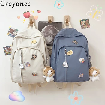 

Croyance High Quality Nylon Travel Backpacks Women Climbing Hiking Bags Backpack Student Book Bags Rucksack Knapsack