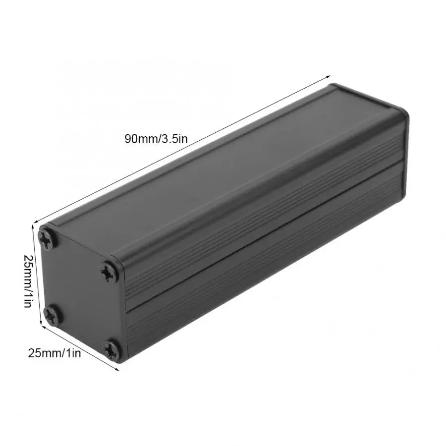 GPRS алюминиевая коробка 25*25*90 мм алюминиевый корпус для охлаждения Сплит Тип