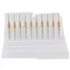 10pcs Titanium Nitride Coated Carbide 0.9mm Micro Drill Bits CNC PCB Router 1/8