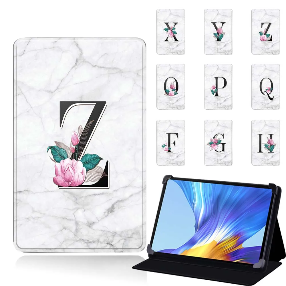 

For Huawei Enjoy Tablet 2 10.1/Honor V6/MatePad Pro 10.8"/T8/MatePad 10.4" 10.8" PU Leather Print Pattern Stand Tablet Cover