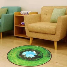 Украшение для дома, для комнаты, полиэстер, 80*80 см, коврики для гостиной, ковер, защита от пыли, напольный коврик, противоскользящий, для столовой, ванной комнаты