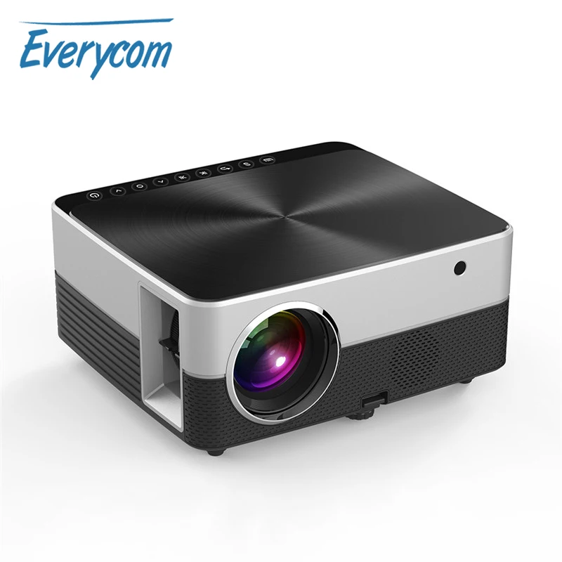 Everycom N5 Мини светодиодный HD 720P проектор wifi Bluetooth Android 7 1 дополнительный домашний