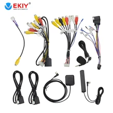EKIY 20Pin Wifi/4G кабель RCA USB ISO питания радио адаптер микрофон выход