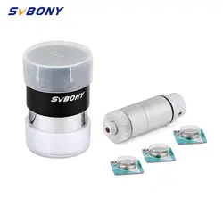 SVBONY 1,25 "с подсветкой окуляра 12,5 мм двойной линии калибровочный окуляр микроскопа окуляра 4 Plossl дизайн 40 De FOV пособия по астрономии телескоп
