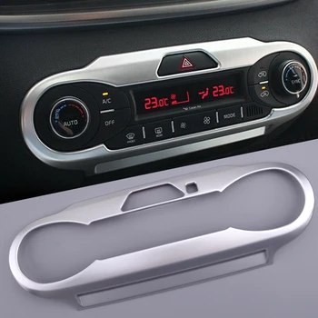 

Car Silver ABS Console AC Switch Control Frame Trim Panel Moulding Fit for Kia Sorento 2016 2017 2018 2019 2020