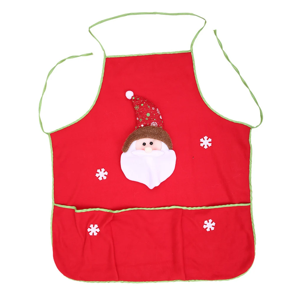 

Cartoon Apron Christmas Decorations for Home Kitchen Apron Dinner Santa Kitchen Apron Home Garden Household Merchandises