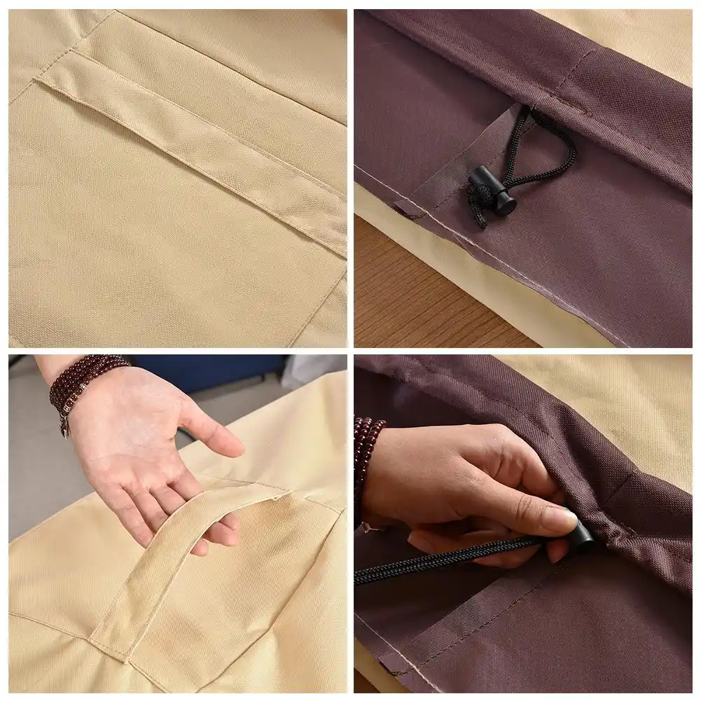 Patio Furniture Cover Outdoor Open Bar Table Cover 210d Dust Proof Waterproof Sunshade Balcony Garden Courtyard Chair Cover Refrigerator Covers Aliexpress