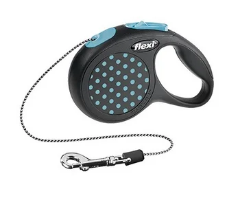 

FLEXI FLEXI DESIGN CORD - Flexi rope leash for animals roulette, 3 m, XS size blue