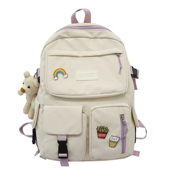 

Campus Women's Backpack School Bag Female Student Junior High School Backpack Girl