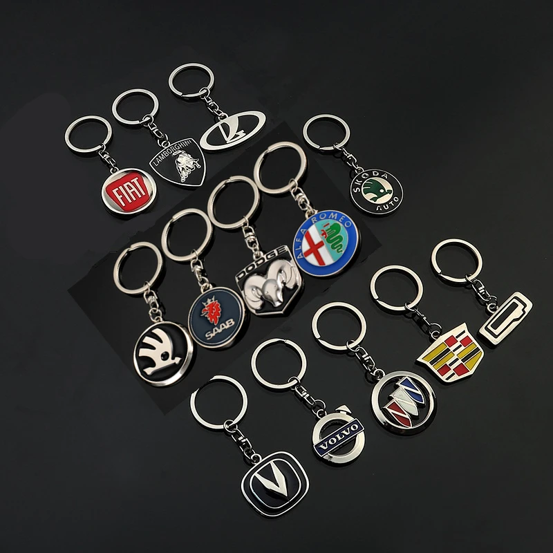 

DIY Keychain Car Key Ring High-grade Auto Key Chain Keyring Keyfob Pendant Key Holder Gift Car Styling Decal Accessories