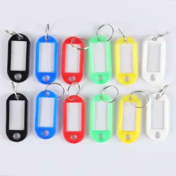 

Dropshipping Key Card Creative Color Classification Card Sturdy Plastic Key Label Luggage Tag Assorted Key Rings ID Tags 2020