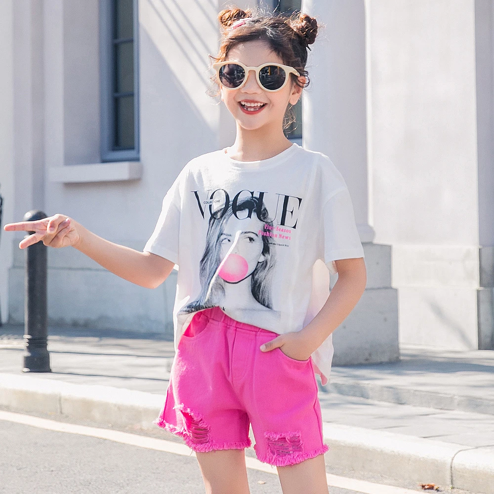 Girls shorts and t shirt sets Outlet