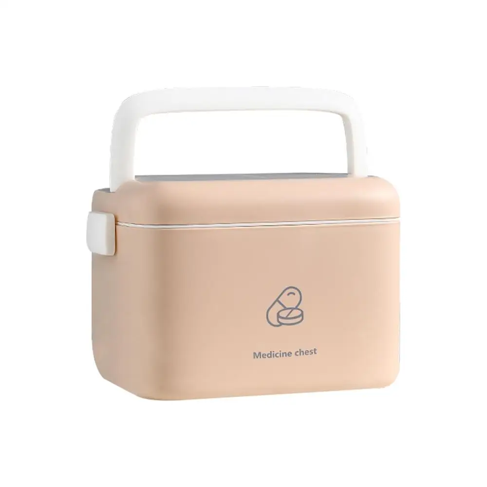 

Portable Storage Box Durable First Aid Box Holder Large Capacity Family Pack Container Box Big Storage Drawer
