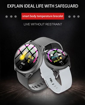 

ONEMIX Smart Watches Watch IP67 Waterproof Body Temperature Detection Standby Heart rate Blood Pressure Support IOS Android