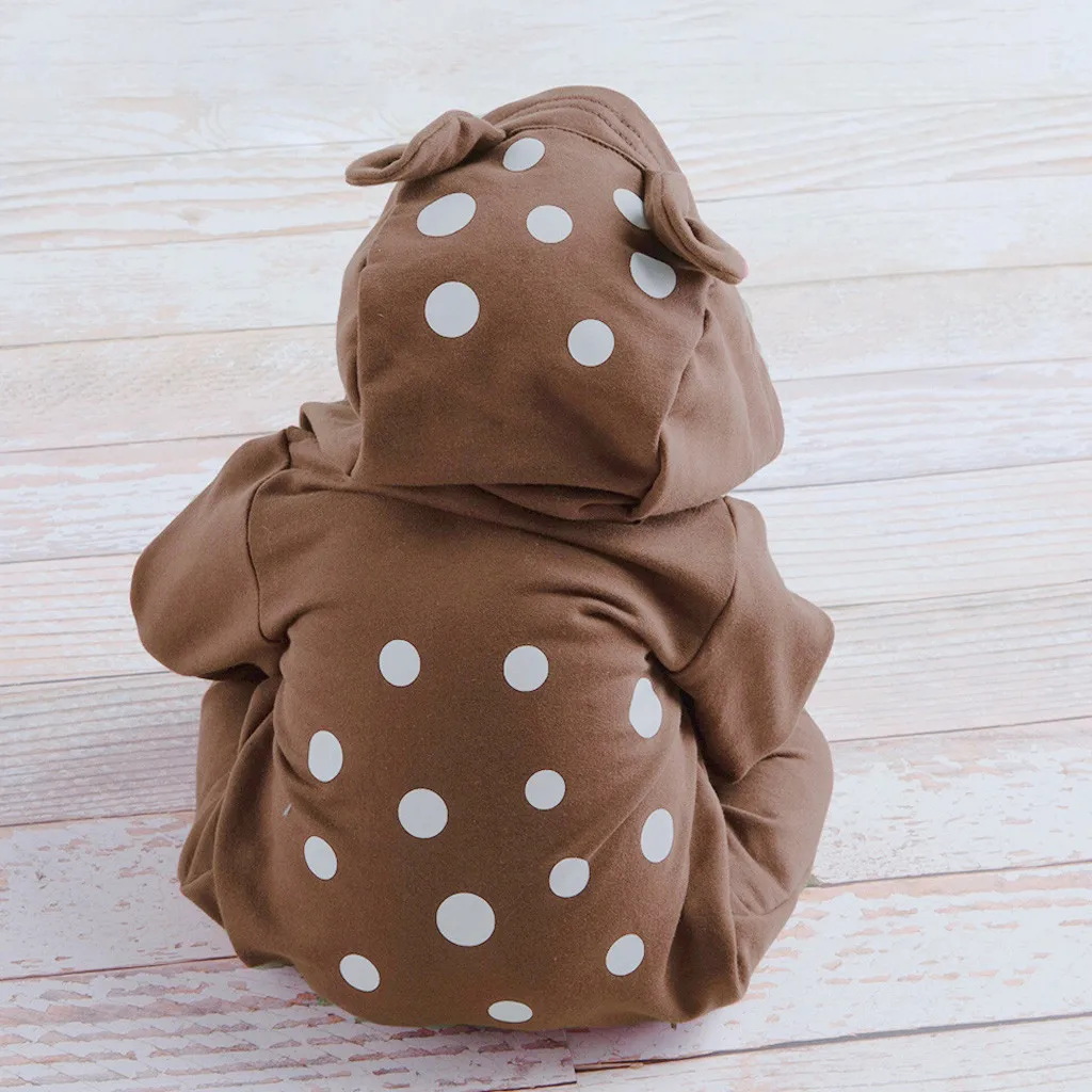 

SAGACE Newborn Romper Jumpsuit Pajamas With Cartoon Ear Toddler Girl Boys Long Sleeve Jumpsuit Outfits Cotton Infant Girl Sets