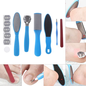 

8Pcs/Set Professional Pedicure Tools Foot Care File For Feet Heels Toe Exfoliating Prevent Dead Skin Nail Care Tool