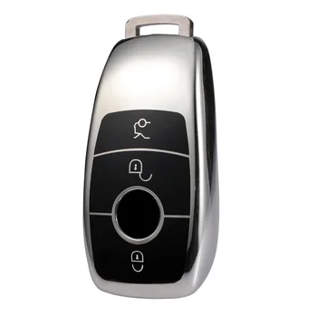 Custodia per Chiave/telecomando per Mercedes Benz classe E S GLE A220 W213 E200 E300 E220 E320 E260 E43 accessori Shell - Fob della copertura della cassa chiave a distanza dell automobile di TPU per Mercedes Benz
