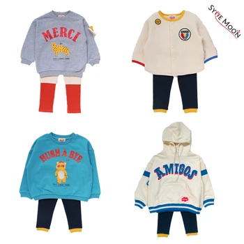 

Kids Sweaters 2019 Bebe De P Brand New Autumn Winter Boys Girls Cartoon Print Sweatshirts Baby Child Cotton Outwear Clothes