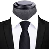 Men Ties Necktie 8cm Classic Men's Vestidos Business Formal Wedding Red Tie Stripe Neck Tie Black Shirt Dress Accessories Gift ► Photo 3/6