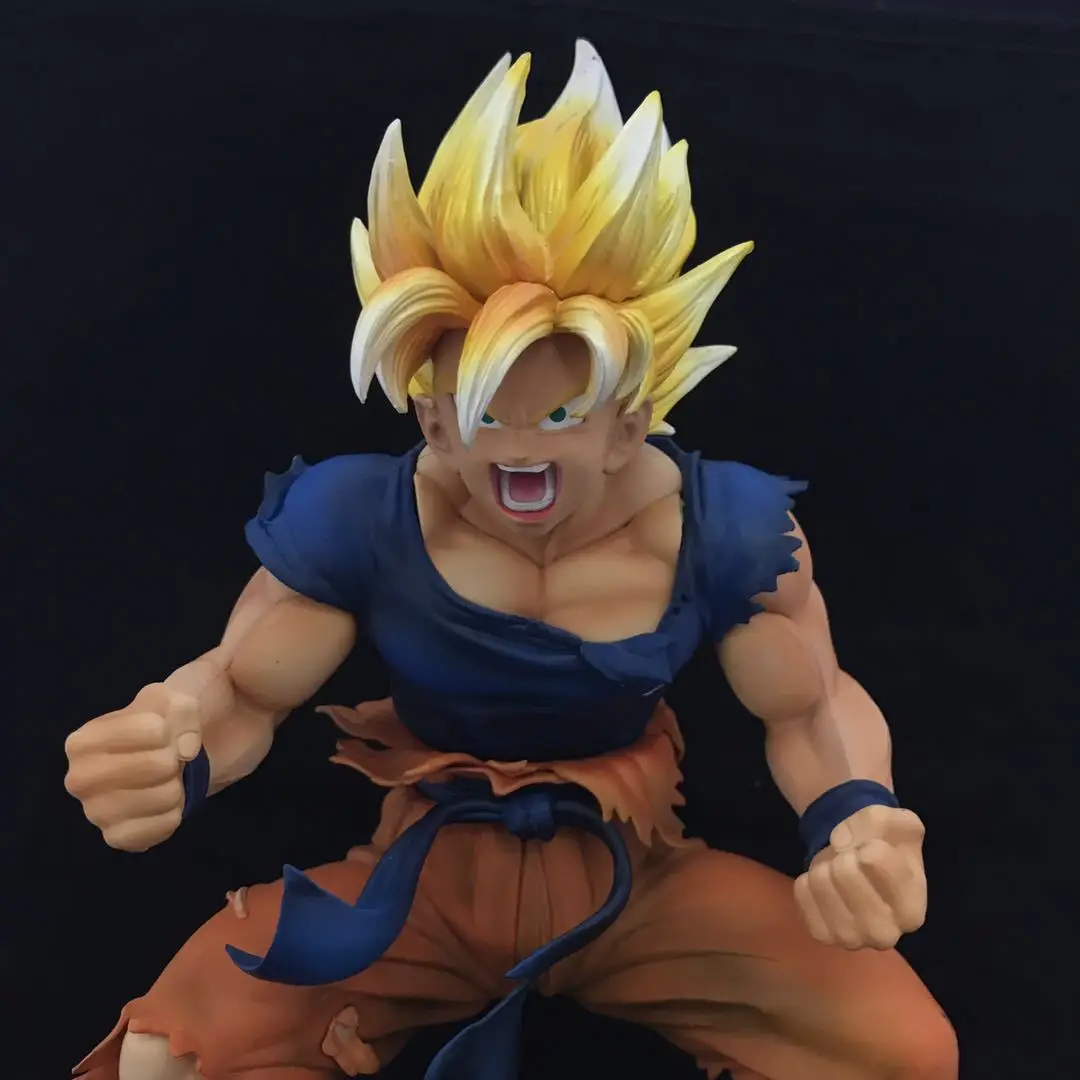 

2 Styles Anime Dragon Ball Z Vegeta Broli Son Goku Art Ver. PVC Action Figure Model Collection Toys Brinquedos 17.5CM