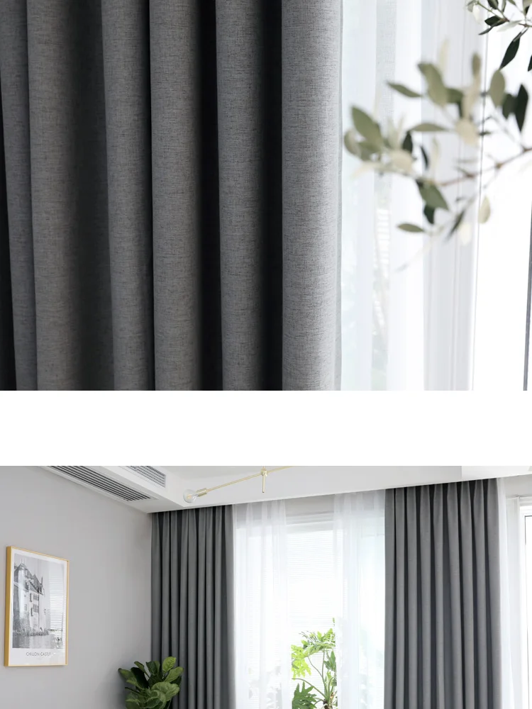 Innermor затемненные занавески s для гостиной домашний декор сплошные занавески для спальни Простые занавески s для кухни Индивидуальные