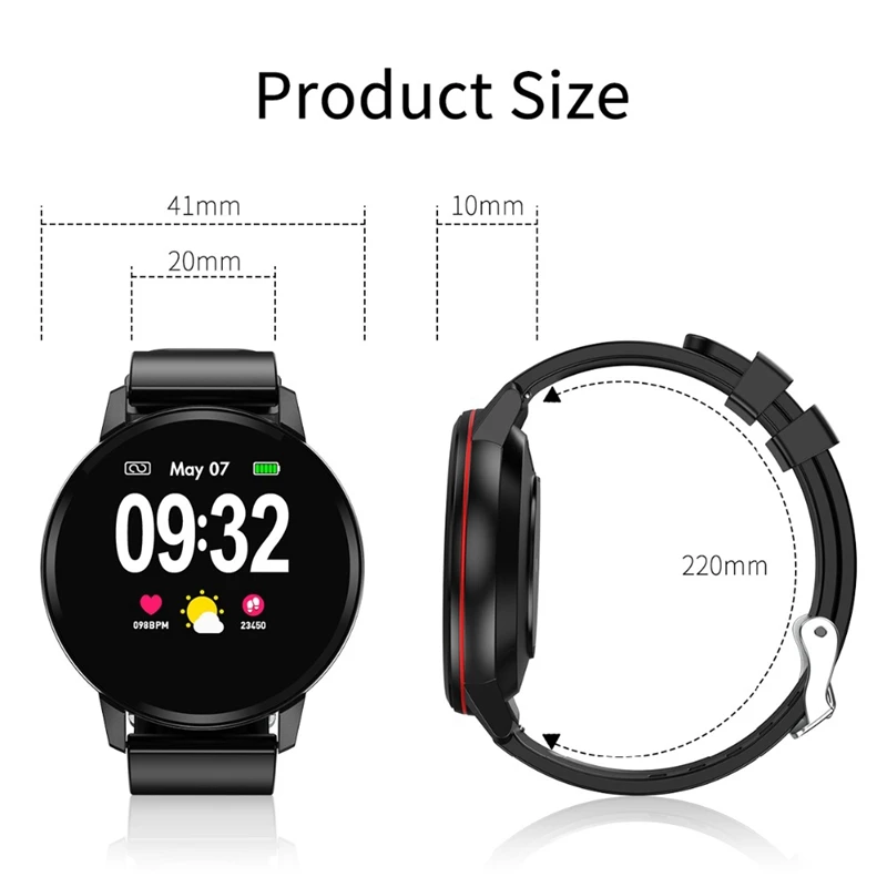 Smart Watch S01 Smart Watch 2019 Waterproof with Heart Rate for Man Smart Blood Oxygen Bracelet