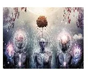  Wall Art Alex Grey Oversoul Trippy Psychedelic Abstract Poster Silk Cloth Print Painting Wall Art Picture Home Decor 