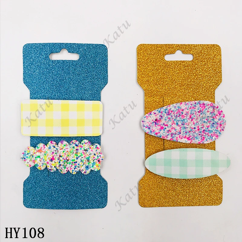 Bow clip holder card die cut, Hair Clip die cut, hairclip diecut, hair