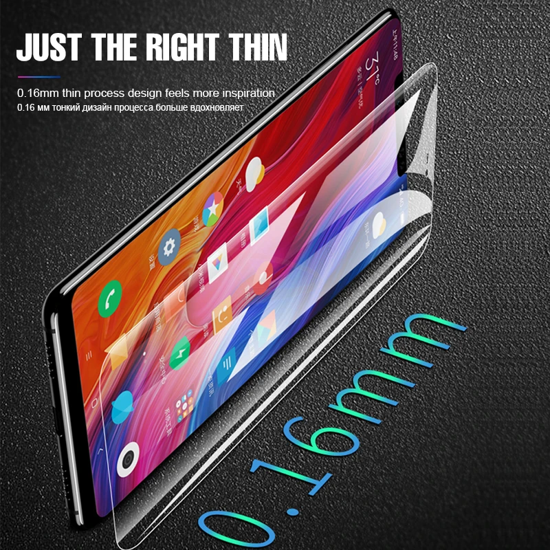 Защитная мягкая Гидрогелевая пленка для Redmi Note 8 7 K20 K30 Pro 8T экрана Xiaomi Mi 10 9 9T SE Lite