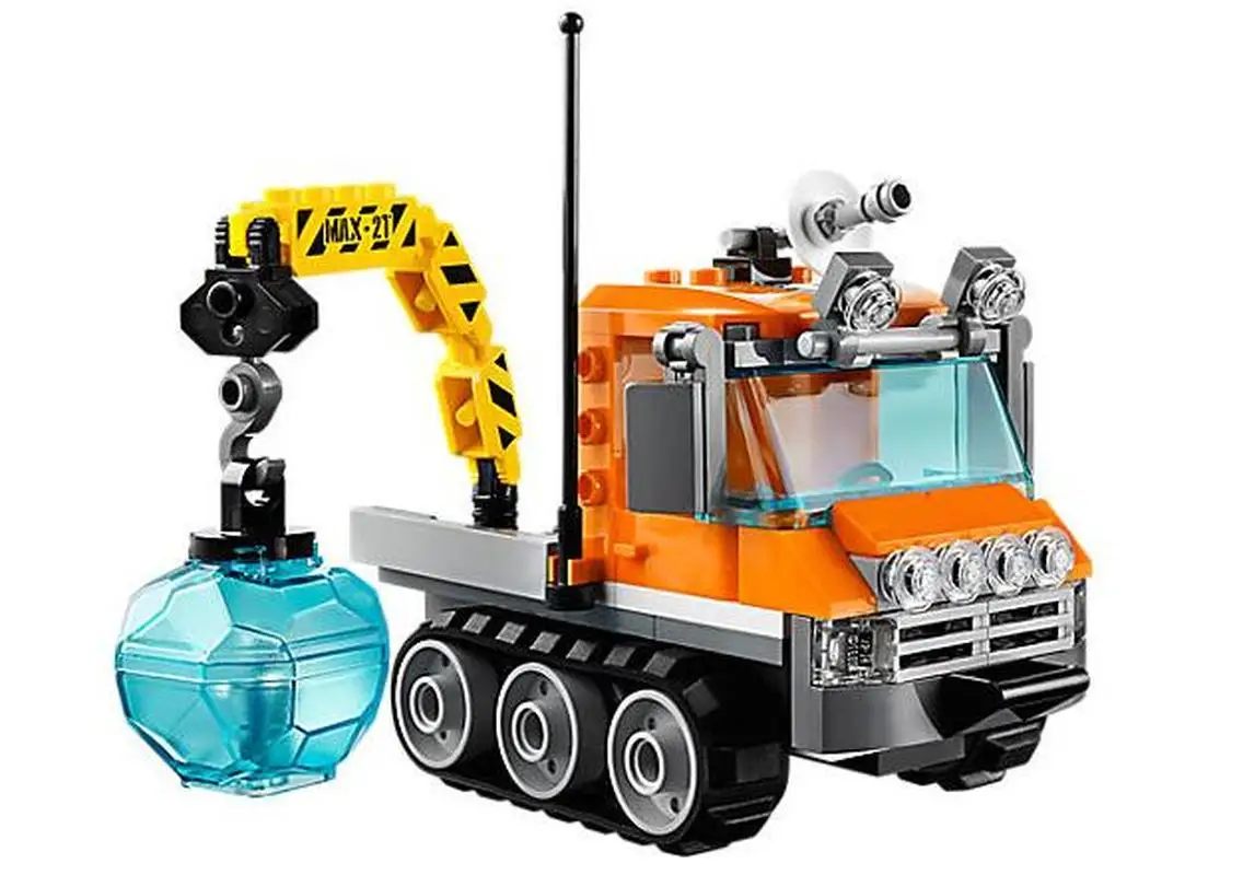 

10438 119pcs City Arctic Ice Crawler Truck Crane Bela Compatible with Legoinglys 60033 Building Block Toy