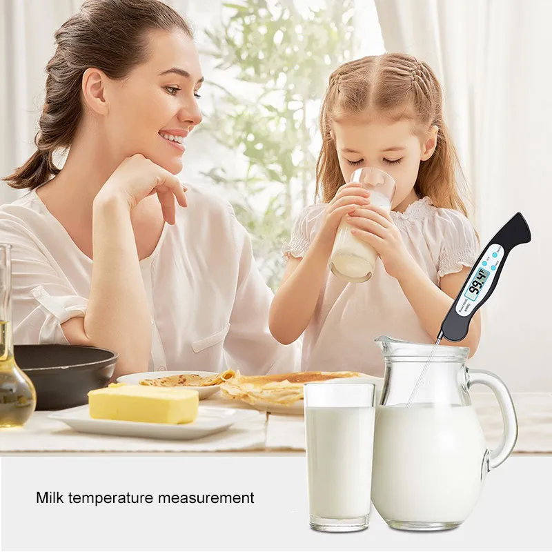 

Digital Probe Thermometer Foldable Food BBQ Meat Oven Folding Kitchen Thermometer Cooking Water Oil Tools -35