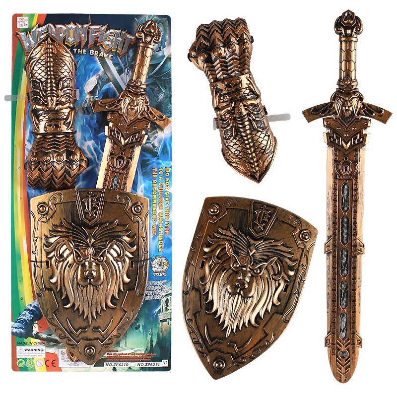 

New Products Bronze Weapon Set Combination Creative Model Bow And Arrow CHILDREN'S Toy