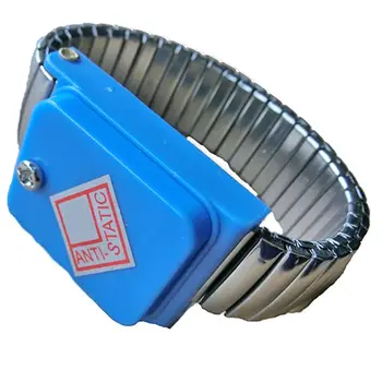 

Metal Anti Static Wrist Band Strap Wireless Adjustable ESD Wristband Discharge Electronic Work Cordless Bracelet Supplies MOLA
