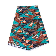 Африканская настоящая гарантия настоящий голландский воск хлопок 6 ярдов \ Лот африканская ткань DIY Одежда