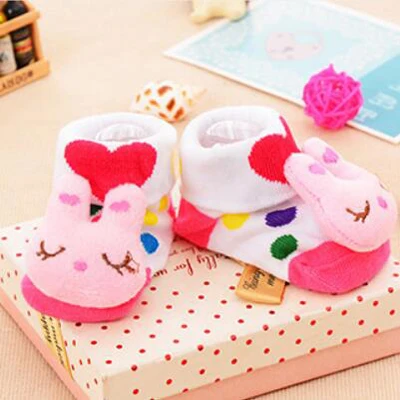 Cartoon Baby Floor Socks Anti-slip Warm Soft for Newborn Infant Toddler Socks Autumn Winter Cotton Breathable Foot Socks 7
