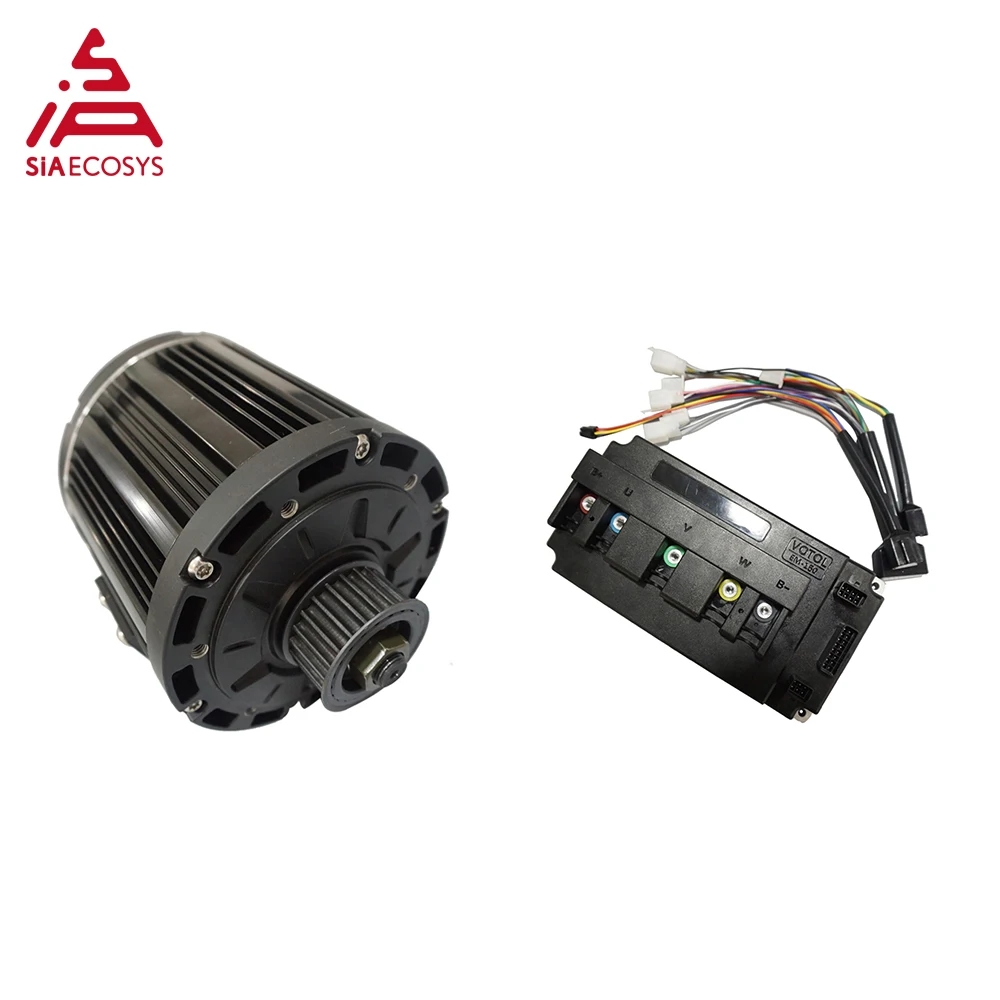 US $493.00 QSmotor 138 3KW Rated 5KW Continuous 72V 100KPH BeltSprocket Type Mid Drive Motor with Motor Controller Power Train Kits