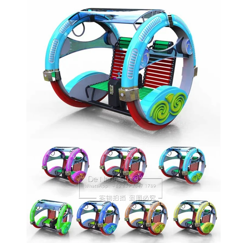 Factory Wholesale Price Rotating Happy Le Bar Car Outdoor Fairground Amusement Park Adult Kids Coin Operated Arcade Game Machine