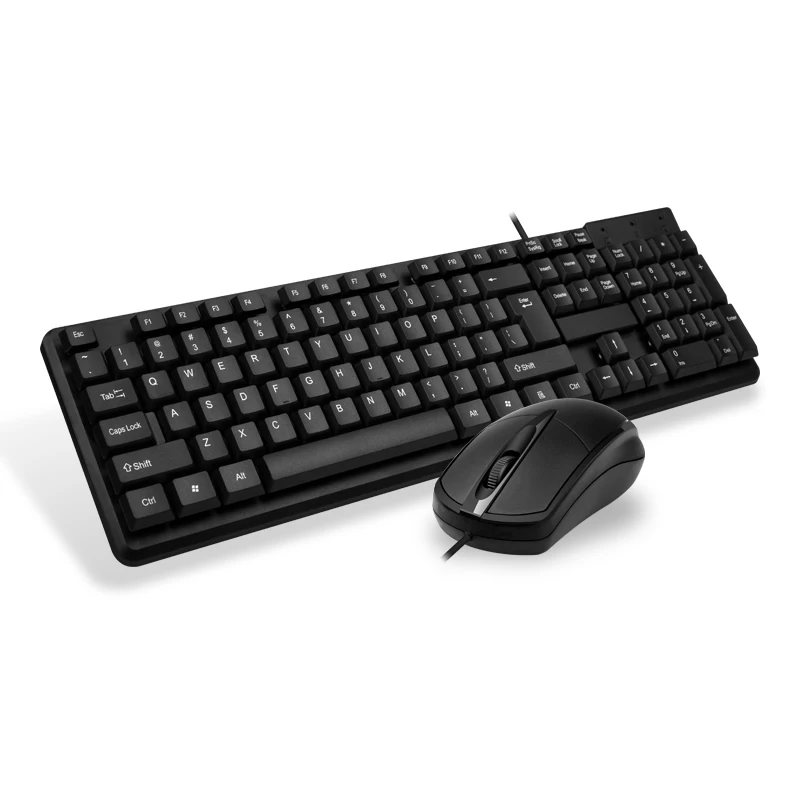 Проводная мышь Клавиатура Набор USB Настольный чувствительный прочный для домашнего офиса игр JLRL88