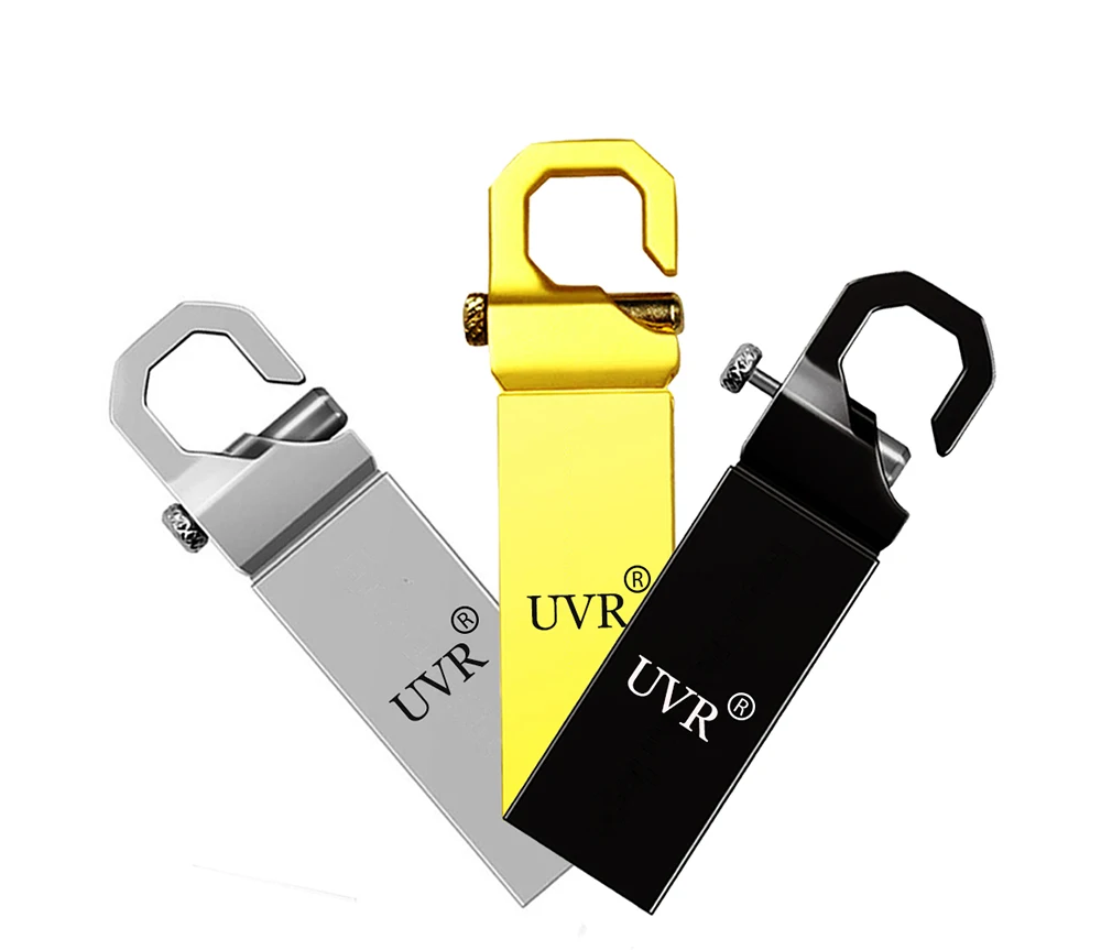 High Speed Metal USB Flash Drive 32GB pendrive 128GB 64GB 16GB 8GB pen drive 2.0 flash Memory stick Key cle usb Free Custom Logo