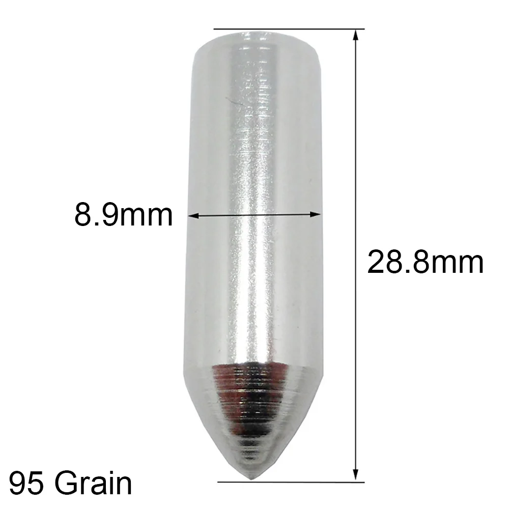 30 шт. 5/1" клей для стрел для стрельбы из лука, стальные наконечники для стрел, наружный диаметр 8 мм