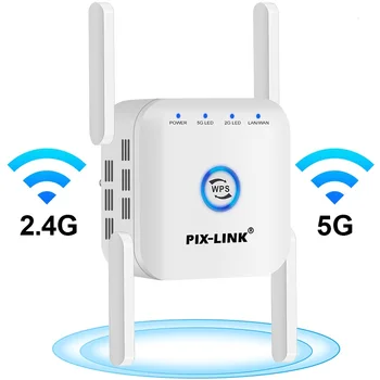 

5G Wi-Fi Amplifier 300Mbps 1200 Mbps 5 ghz Signal WiFi Long Range Extender 5Ghz Wireless WiFi Repeater Wi Fi Booster 2.4G