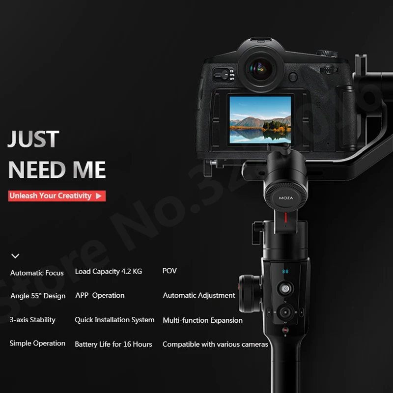 Ручной Стабилизатор Moza Air 2 3 осевой стабилизатор для DSLR Sony Canon Nikon w 3/8 1/4 винта PK DJI